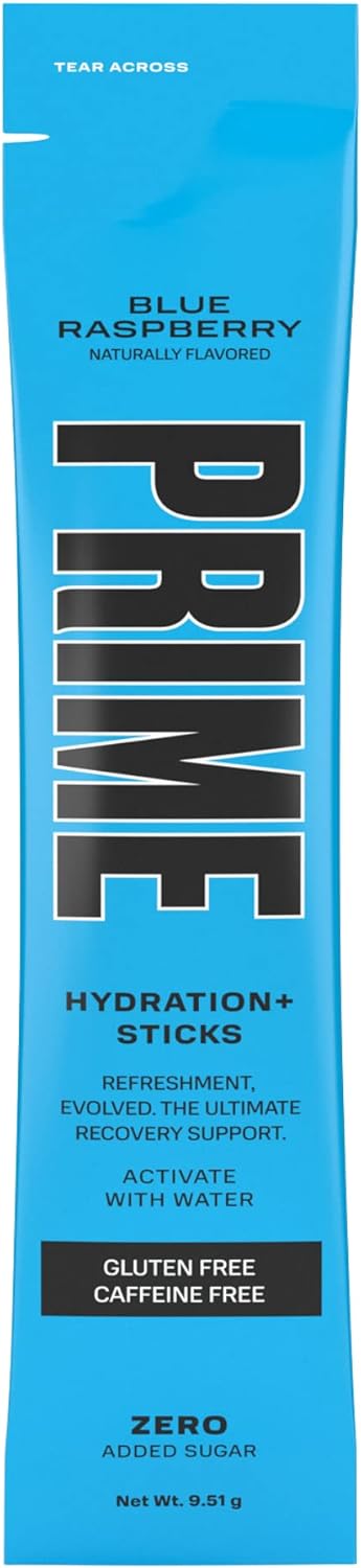 Prime Hydration+ Stick Pack | Electrolyte Drink Mix | 10% Coconut Water | 250mg BCAAs | Antioxidants | Naturally Flavored | Zero Added Sugar | Easy Open Single-Serving Stick | Ice Pop， 6 Sticks - Image 7